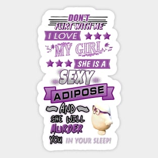 So much text, so little shirt Sticker